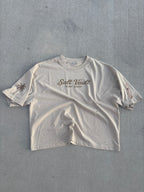 Salt Vault Frayed distressed Boxy Tee