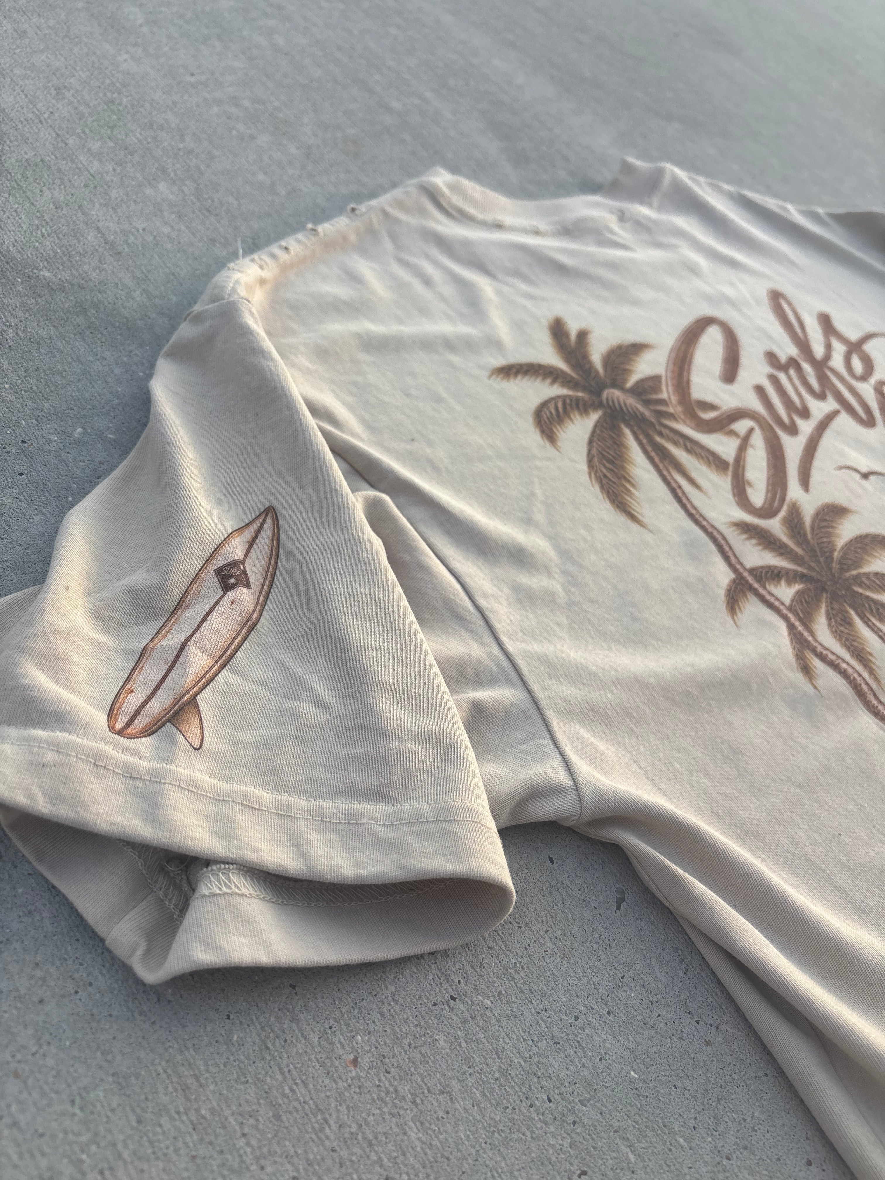 Salt Vault Frayed distressed Boxy Tee